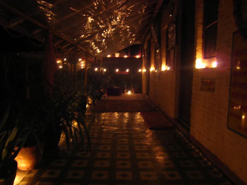 Ashram by night