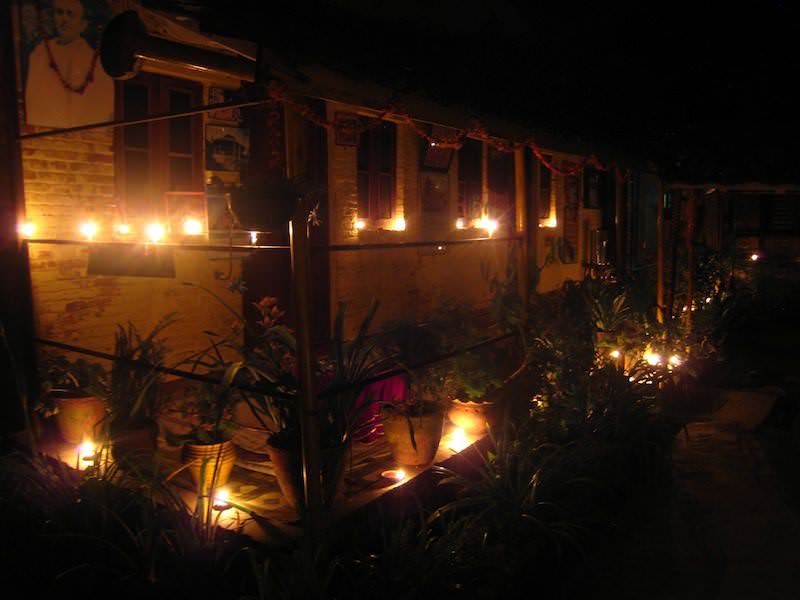 Ashram by night