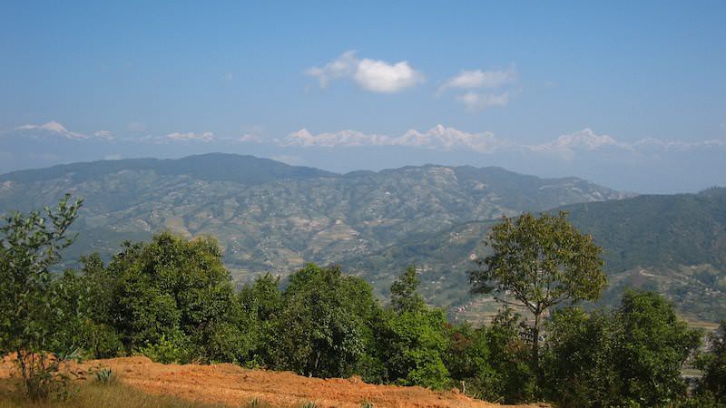 Nearby trekking area