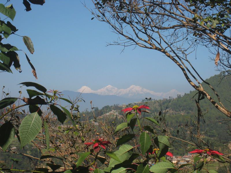View from ashram